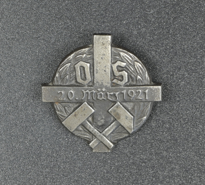 Germany, Weimar Republic. A 1921 Upper Silesia Plebiscite Badge