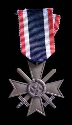 A War Merit Cross Second Class With Swords marked 11 maker Grossmann und Co., Wien.